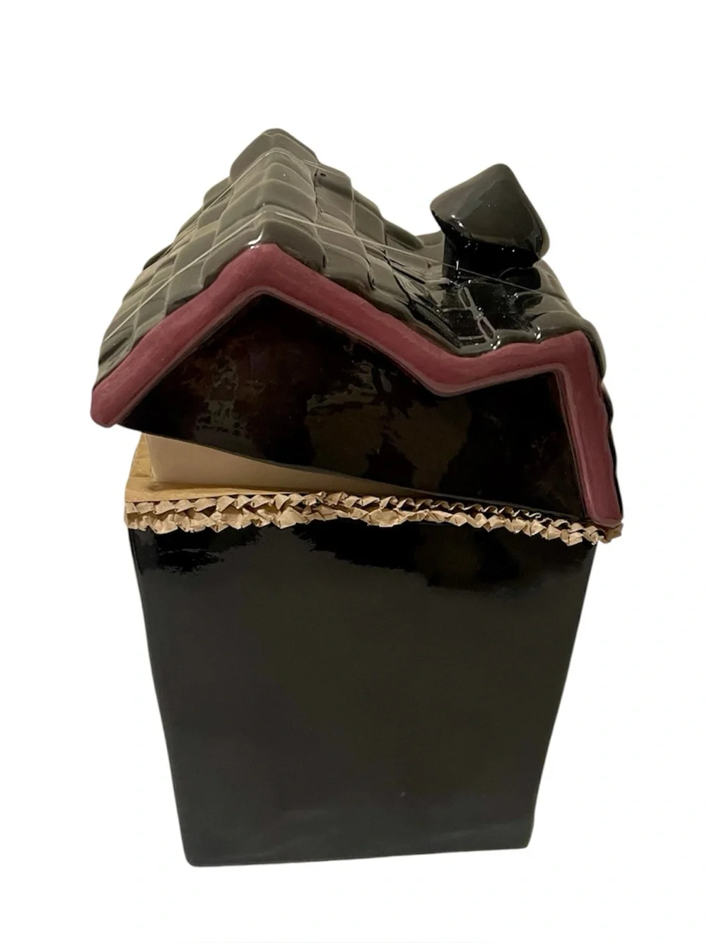 Halloween Ceramic Haunted House Treat Jar, Food Storage